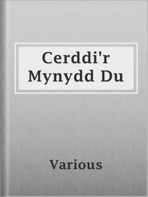 cover image of Cerddi'r Mynydd Du